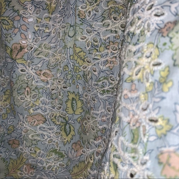 Anthropologie XL Dreamer Ruffled Eyelet Blouse NWT - Picture 12 of 15